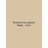 Pantalon Lina palazzo — Beige, vue face