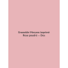 Ensemble Meryem imprimé — Rose poudré, vue dos