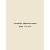 Ensemble Btissam maille — Écru, vue face