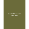 Ensemble Btissam maille — Kaki, vue dos