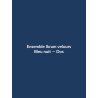 Ensemble Ikram velours — Bleu nuit, vue dos