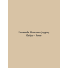 Ensemble Oumaima jogging — Beige, vue face
