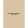 Ensemble Oumaima jogging — Beige, vue dos