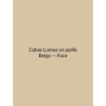 Cabas Lumea en paille — Beige, vue face