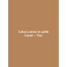 Cabas Lumea en paille — Camel, vue dos