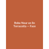 Robe Nour en lin — Terracotta, vue face