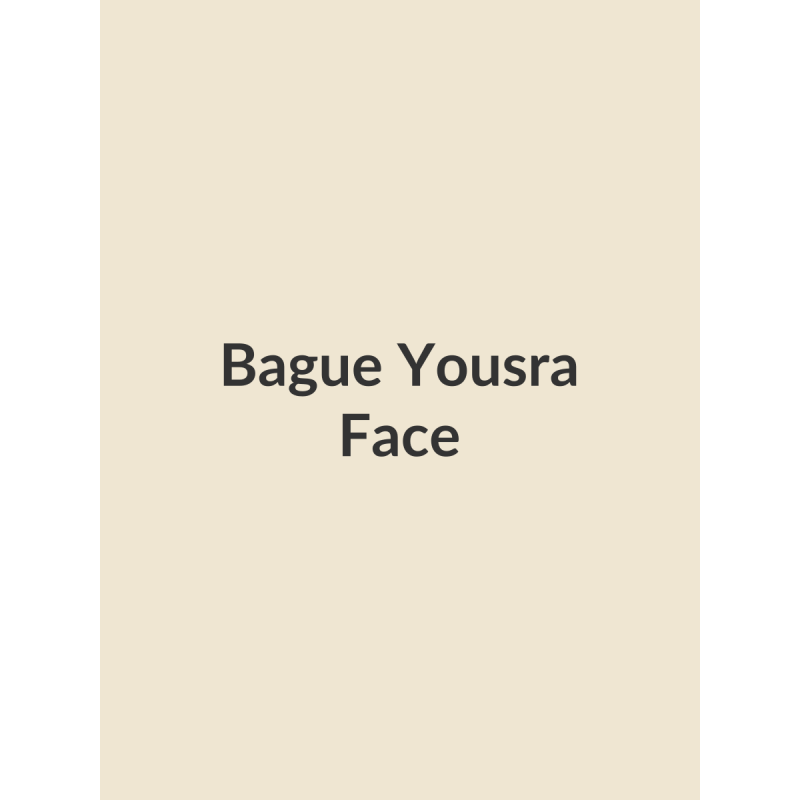 Bague Yousra, face