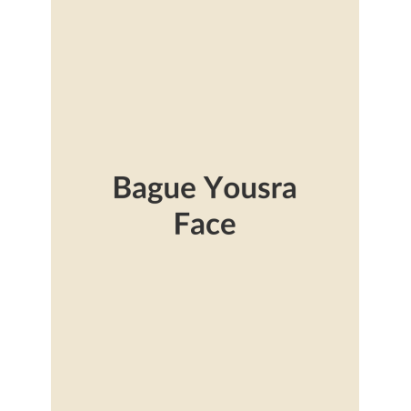 Bague Yousra, face