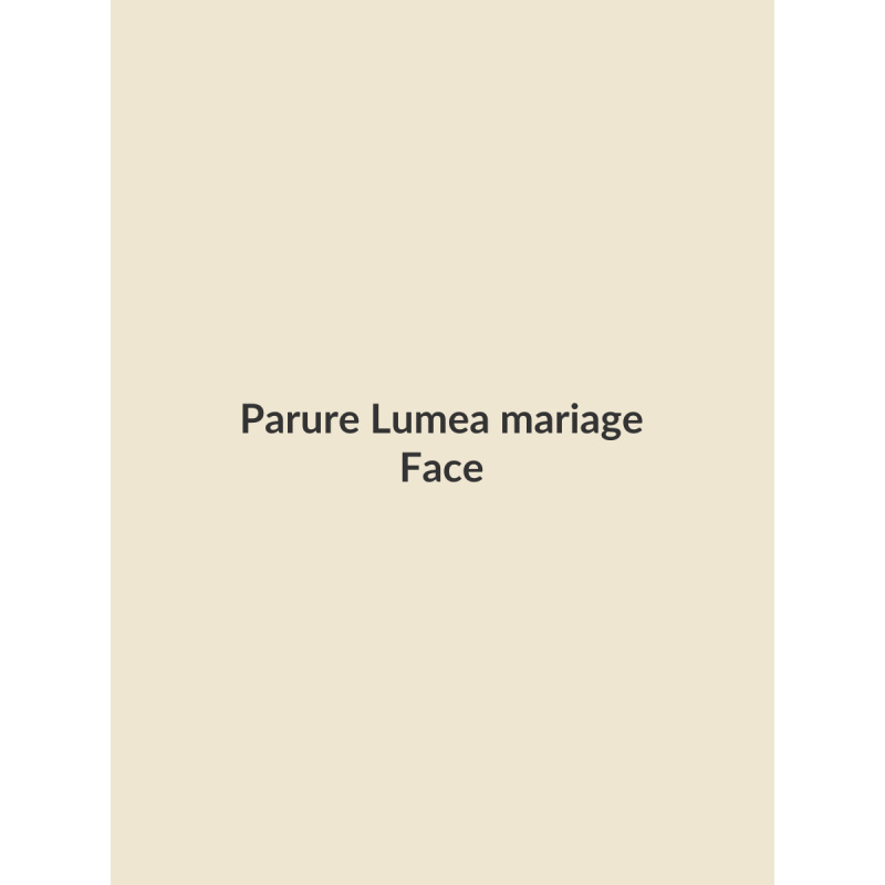 Parure Lumea mariage, face