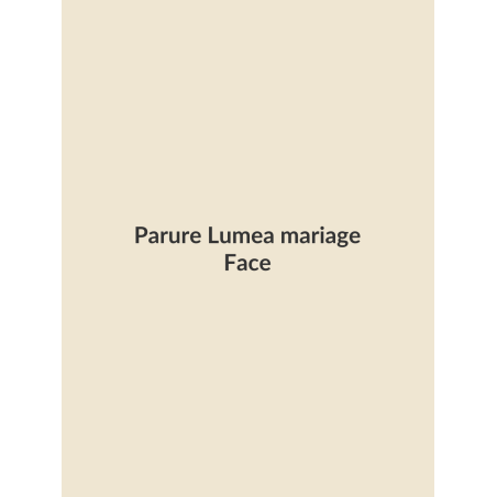 Parure Lumea mariage, face