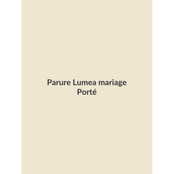 Parure Lumea mariage, porté