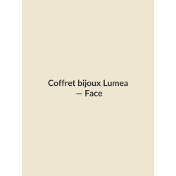 Coffret bijoux Lumea, face