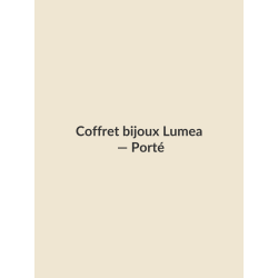 Coffret bijoux Lumea, porté