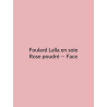 Foulard Lalla en soie — Rose poudré, vue face