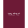 Foulard Lalla en soie — Bordeaux, vue face