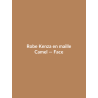 Robe Kenza en maille — Camel, vue face