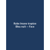 Robe Imane trapèze — Bleu nuit, vue face