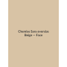 Chemise Sara oversize — Beige, vue face