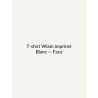 T-shirt Wiam imprimé — Blanc, vue face