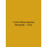 T-shirt Wiam imprimé — Moutarde, vue face