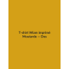 T-shirt Wiam imprimé — Moutarde, vue dos